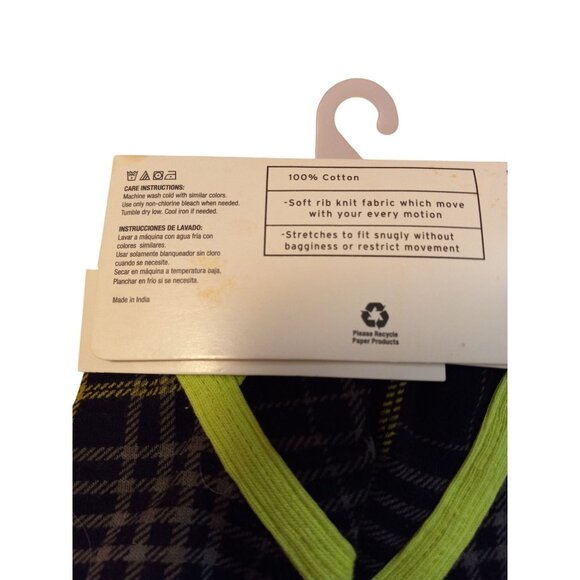 Boxer Briefs S 28-30" Plaid Cotton Boxers Soft Knit Fabric Comfortable Fit NEW - Picture 4 of 4